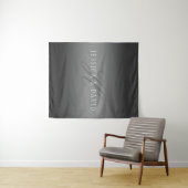 Schrittweise Veränderung der Gradient Graue belieb Wandteppich (Beispiel (Horizontal))