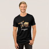 Schröders Hund Tri-Blend Shirt (Vorderseite voll)