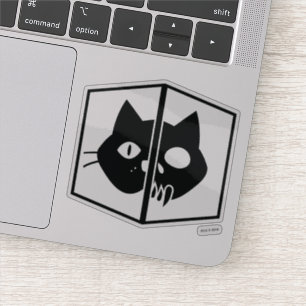 Schrödinger Cat Graphic Aufkleber