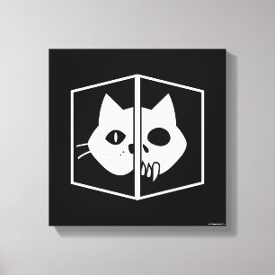 Schrödinger Cat Graphic Leinwanddruck