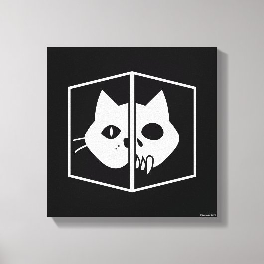 Schrödinger Cat Graphic Leinwanddruck (Vorderseite)