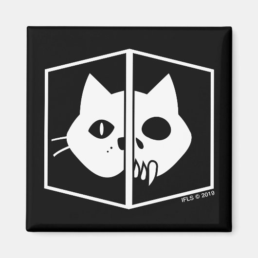 Schrödinger Cat Graphic Magnet (Vorne)