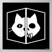 Schrödinger Cat Graphic Poster (Vorne)