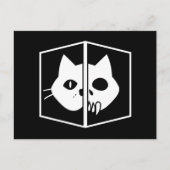 Schrödinger Cat Graphic Postkarte (Vorderseite)