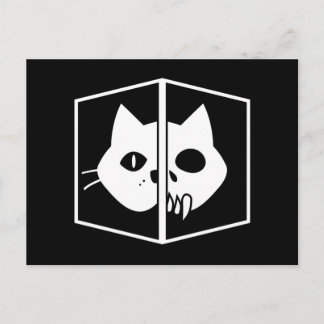Schrödinger Cat Graphic Postkarte