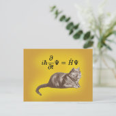 Schrodinger Cat Postkarte (Stehend Vorderseite)