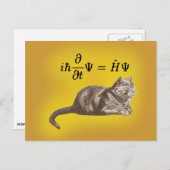 Schrodinger Cat Postkarte (Vorne/Hinten)