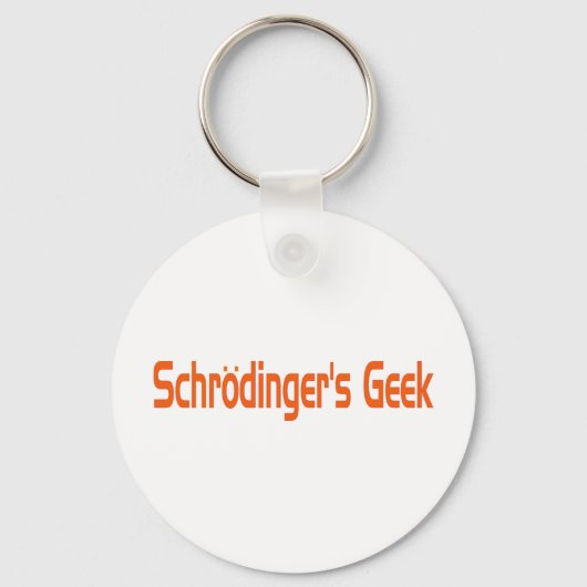 Schrodinger-Geek Schlüsselanhänger (Vorderseite)