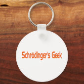 Schrodinger-Geek Schlüsselanhänger (Vorderseite)