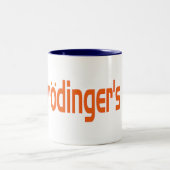 Schrodinger-Geek Zweifarbige Tasse (Mittel)