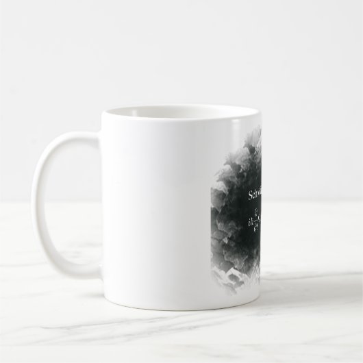 Schrödinger Gleichungs-Mathe u. Quantums-Physik Kaffeetasse (Links)