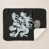 Schrödinger Katze 9 Leben Sherpadecke (Vorderseite (Horizontal))