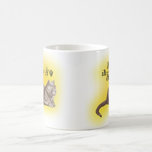 Schrodinger Katze Kaffeetasse (Mittel)