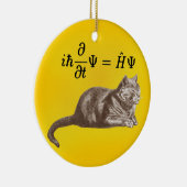 Schrodinger Katze Keramik Ornament (Rechts)