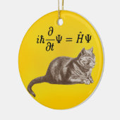 Schrodinger Katze Keramik Ornament (Links)