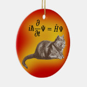Schrodinger Katze Keramikornament (Rechts)
