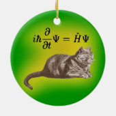 Schrodinger Katze Keramikornament (Hinten)