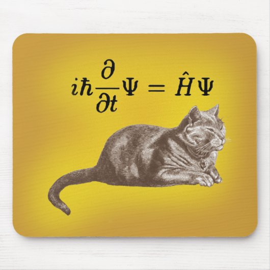 Schrodinger Katze Mousepad (Vorne)