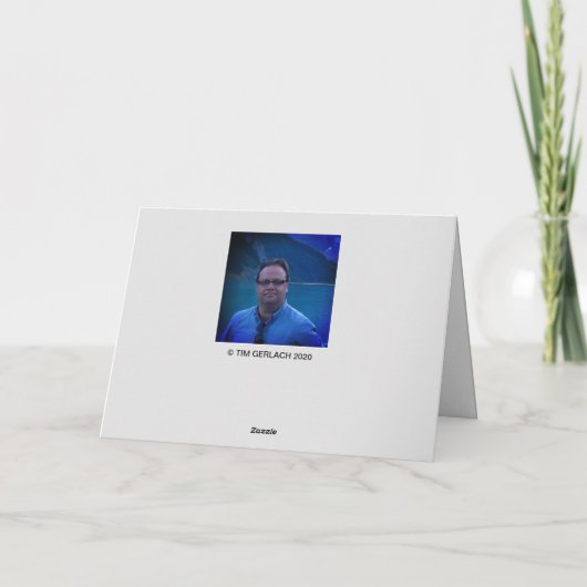 Schrodinger-Katze: Muttertag Karte (Rückseite)