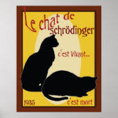 Schrodinger-Katze Poster (Vorne)