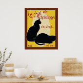 Schrodinger-Katze Poster (Küche)