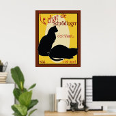 Schrodinger-Katze Poster (Heimbüro)
