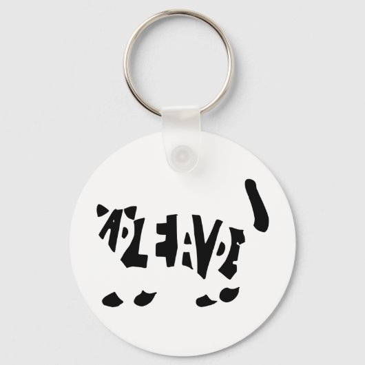 Schrödinger-Katze Schlüsselanhänger (Vorderseite)