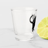 Schrödinger-Katze Schnapsglas (Links)