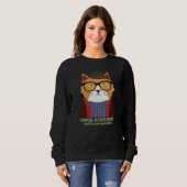 Schrodinger-Katze Sweatshirt (Vorne ganz)