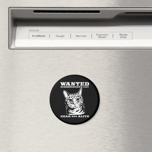 Schrodinger-Katze wollte tot oder lebendig Magnet (In Situ (Geschirrspüler))