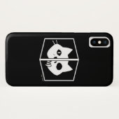 Schrödinger Katzen-Grafik Case-Mate iPhone Hülle (Rückseite (Horizontal))