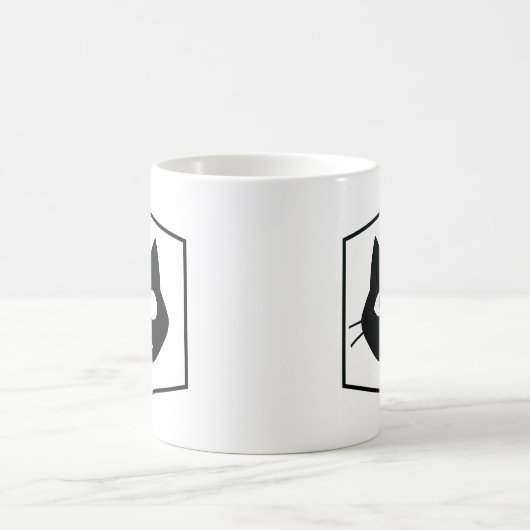 Schrödinger Katzen-Grafik Kaffeetasse (Mittel)