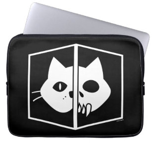 Schrödinger Katzen-Grafik Laptopschutzhülle