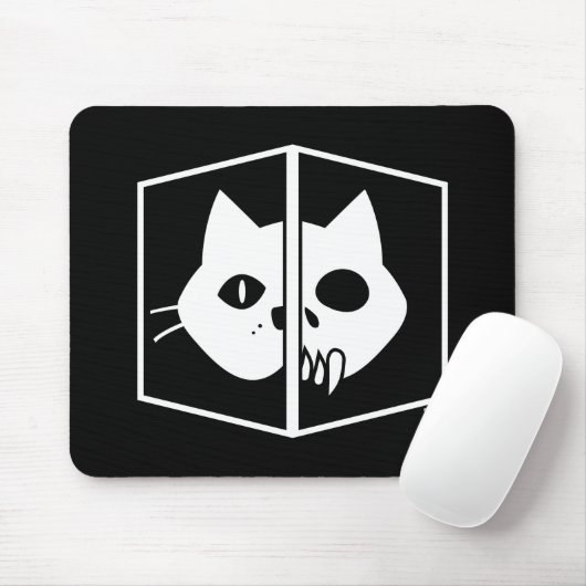 Schrödinger Katzen-Grafik Mousepad (Mit Mouse)
