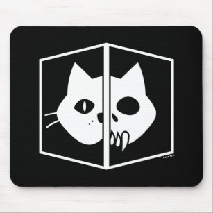Schrödinger Katzen-Grafik Mousepad