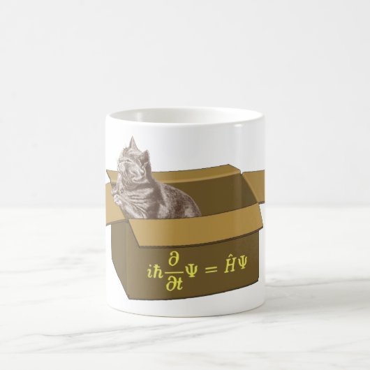 Schrodinger Katzenklo Kaffeetasse (Mittel)