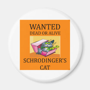 Schrodinger-Katzenwitz Magnet
