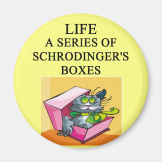 Schrodinger-Katzenwitz Magnet
