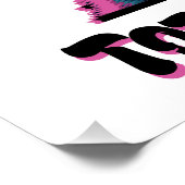 Schrödinger`s Katze 1 Poster (Ecke)