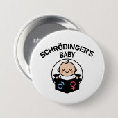 Schrödingers Baby-Knopf Button (Vorne & Hinten)