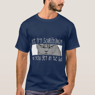 Schrodingers Cat Familie Retro T-Shirt