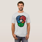Schrodingers Cat Funny Big Bang Geschenk T-Shirt (Vorne ganz)