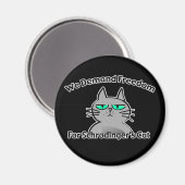 Schrodingers Cat Funny Geek-Spaß Magnet (Vorderseite/Rückseite)