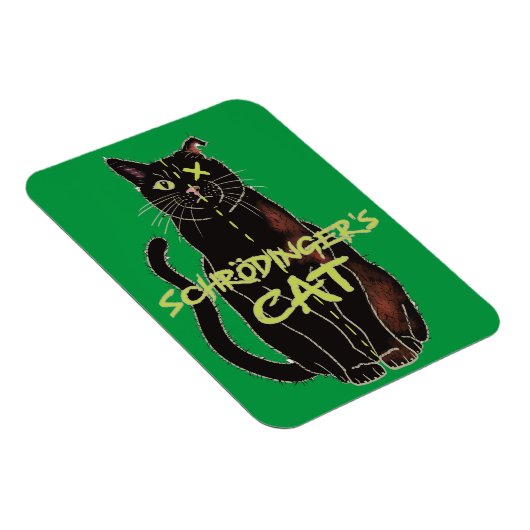 Schrodingers Cat Funny Physics Magnet (Rechte Seite)