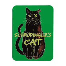 Schrodingers Cat Funny Physics Magnet