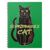 Schrodingers Cat Funny Physics Notizblock (Vorderseite)