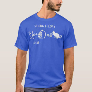 Schrodingers cat ist lebendig tot String Theorie T-Shirt