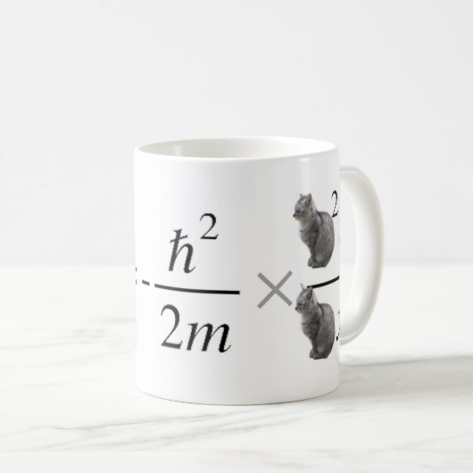 Schrodinger's cat kaffeetasse (VorderseiteRechts)
