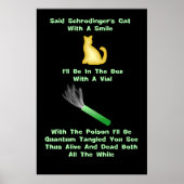 Schrodingers Cat Limerick Poster (Vorne)