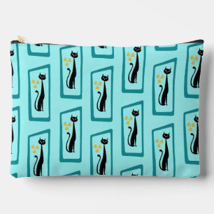 Schrödingers Cat Mid Century Modern blass blau Zubehörtasche